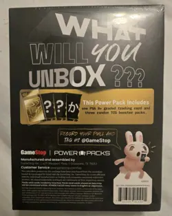 GameStop Power Packs Gold Pokemon TCG Charizard Sealed Box PSA 8+ Card + 3 Boos… - Image 2