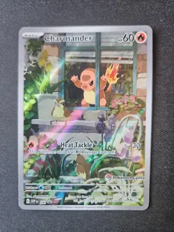 Charmander 044 Promo Pokemon Center Exclusive Stamped Scarlet & Violet Card NM - Image 1