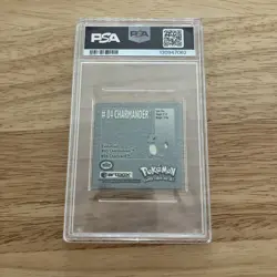 PSA 8 POKEMON CARD CHARMANDER 4 ARTBOX STICKER SERIES 1 #4 1999 VINTAGE - Image 2