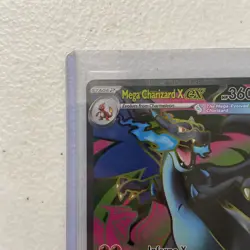 Mega Charizard X ex 109/094 Ultra Rare Phantasmal Flames Pokemon Card - Image 3