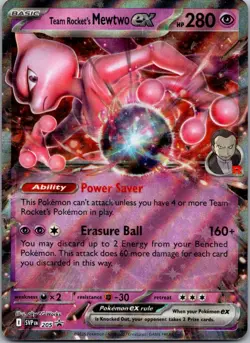 Team Rocket's Mewtwo ex Promo SV: Scarlet & Violet Promo Cards 205 NM - Image 1