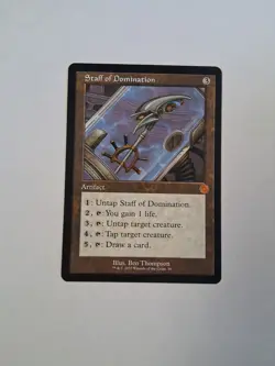MTG Staff of Domination The Brothers' War: Retro Frame - Image 1