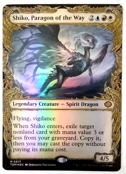 Shiko, Paragon of the Way (Showcase) - Tarkir: Dragonstorm - FOIL - EN - M 0317 - Image 1