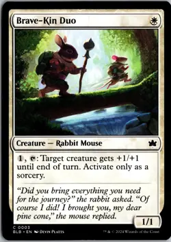 Brave-Kin Duo 3 Common Bloomburrow Magic: The Gathering Near Mint - Image 1