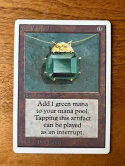MOX EMERALD Unlimited MTG Magic the Gathering 1993 - Image 1