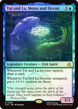Tui and La, Moon and Ocean Foil Avatar: The Last Airbender NM MTG - Image 1