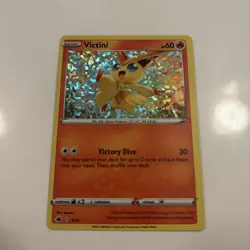 Victini 005/015 McDonald's 2022 Holo 60 LP Basic Promo Pokemon TCG - Image 1
