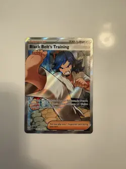 Pokemon TCG Black Belt's Training 255/217 ASC Ultra Rare Full Art Holo NM - Image 1