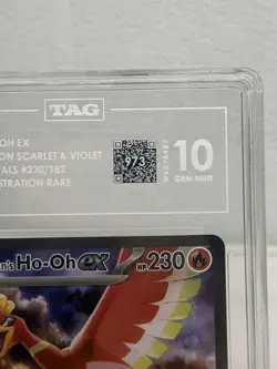 Pokemon TCG Ethan's Ho-Oh EX Destined Rivals SIR #230/182 TAG Gem Mint 10 - Image 2