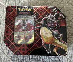 Pokemon TCG Scarlet Violet Paldean Fates Tin Shiny Charizard ex New Sealed Rare - Image 3