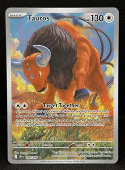 Tauros 96/86 Illustration Rare Pokemon Chaos Rising ME04 NM - Image 1