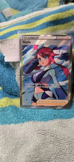 Pokemon TCG Trainer Supporter Full Art Holo Lot 4 Misty Blue Skyla Katy - Image 5