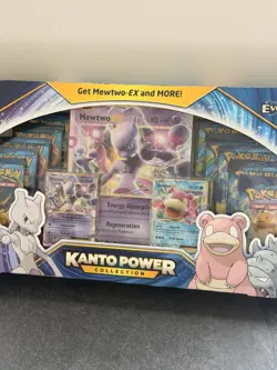 Pokemon Kanto Power Collection Box Mewtwo-EX Slowbro-EX XY Evolutions TCG SEALED 820650809446 - Image 3