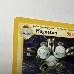 Pokemon TCG Magneton Fossil Holo Rare Unlimited 11/62 80 HP English - Image 3