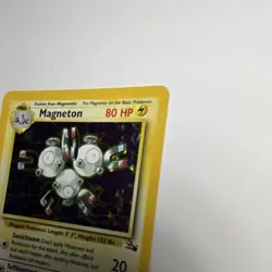 Pokemon TCG Magneton Fossil Holo Rare Unlimited 11/62 80 HP English - Image 4