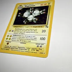 Pokemon TCG Magneton Fossil Holo Rare Unlimited 11/62 80 HP English - Image 5