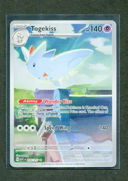 Togekiss 235/217 Me: Ascended Heroes Illustration Rare Holo Full Art English - Image 1