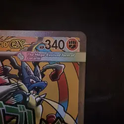 Mega Lucario EX 033/MEP Pokemon TCG Mega Evolution Promo English Holo 340 HP - Image 2