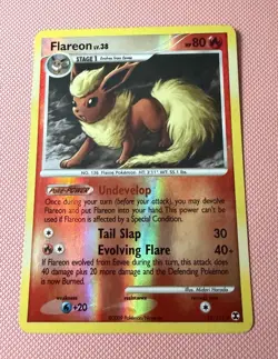 Pokemon Company Flareon 19/111 Rising Rivals Reverse Holo Rare 80 HP ENG - Image 1
