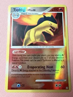 Pokemon Company Typhlosion 16/123 Mysterious Treasures Reverse Holo 110 HP ENG - Image 1