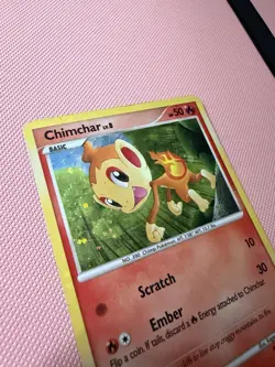 Pokemon Company Chimchar DP02 Diamond and Pearl Promo Holo 50 HP ENG 2007 - Image 3