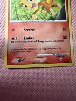 Pokemon Company Chimchar DP02 Diamond and Pearl Promo Holo 50 HP ENG 2007 - Image 5