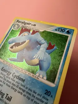 Pokemon Company Feraligatr 8/123 Mysterious Treasures Holo Rare 130 HP ENG 2007 - Image 5
