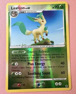 Pokemon Company Leafeon 45/111 Rising Rivals Reverse Holo 90 HP ENG - Image 1