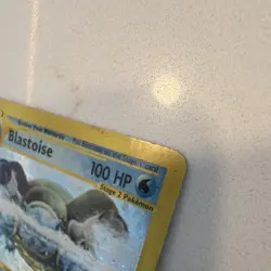 Pokemon TCG Blastoise 004/165 Expedition Base Set Holo Rare English 2002 - Image 4