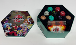 Bakugan Battle Brawlers Lot of 18+, metal cards, and Tin Collector’s Case - Image 1