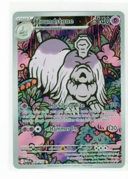 Houndstone 145/132 Mega Evolution Illustration Rare Pokemon TCG - Image 1