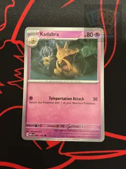 Kadabra 064/165 Uncommon 151 Pokemon Lightly Played - Image 1