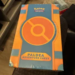 Pokemon Paldea Adventure Chest TCG Sealed Box Fast Shipping! - Image 1