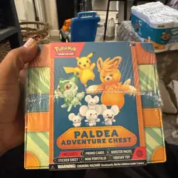 Pokemon Paldea Adventure Chest TCG Sealed Box Fast Shipping! - Image 2
