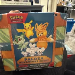 Pokemon Paldea Adventure Chest TCG Sealed Box Fast Shipping! - Image 4