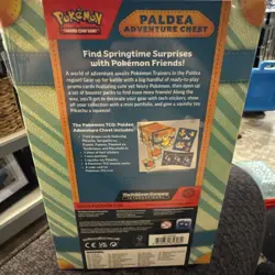 Pokemon Paldea Adventure Chest TCG Sealed Box Fast Shipping! - Image 5