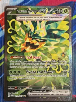 The Pokemon Company Teal Mask Ogerpon ex 211/167 SV06 SIR Full Art Holo Eng - Image 1