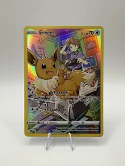 Pokemon TCG Eevee TG11/TG30 Brilliant Stars Trainer Gallery Full Art Holo - Image 2
