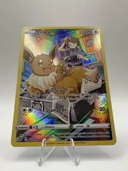 Pokemon TCG Eevee TG11/TG30 Brilliant Stars Trainer Gallery Full Art Holo - Image 4