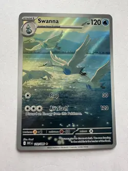 Pokemon TCG Swanna 110/086 Sv11w: White Flare Holo Illustration Rare - Image 1