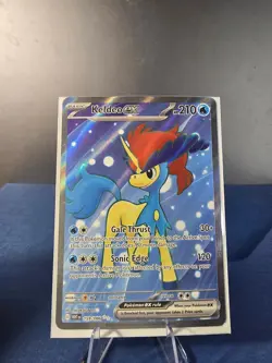 KELDEO EX 159/086 HOLO ULTRA RARE WHITE FLARE POKEMON NEAR MINT - Image 1