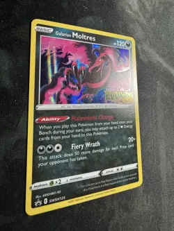 Galarian Moltres - SWSH125 - Pokemon Sword & Shield Promo PreRelease Holo - NM/M - Image 4
