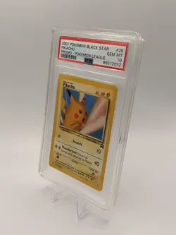 PSA 10 Pokemon Pikachu TCG Black Star Card #26 2001 Promo Vintage - Image 2