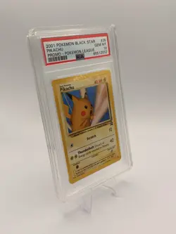PSA 10 Pokemon Pikachu TCG Black Star Card #26 2001 Promo Vintage - Image 3