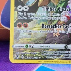 Kleavor Astral Radiance Trainer Gallery TG08 Ultra Rare Pokemon TCG - Image 4