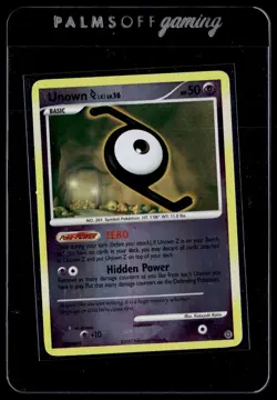 Unown [Z] 72/132 Secret Wonders Reverse Holo Uncommon Pokemon - Image 1
