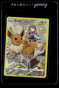 Eevee TG11/TG30 Brilliant Stars Trainer Gallery Holo Pokemon - Image 1
