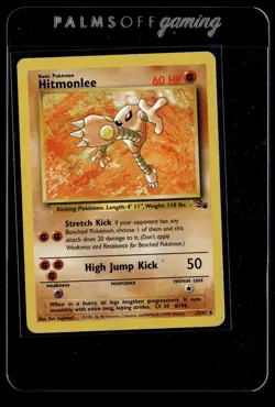 Hitmonlee 22/62 Fossil Rare Pokemon - Image 1