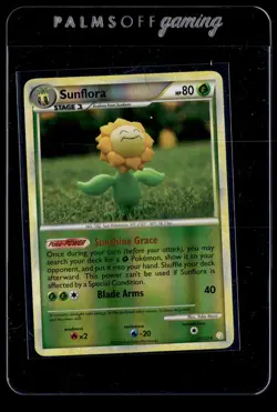 Sunflora 31/123 HeartGold & SoulSilver Reverse Holo Rare Pokemon - Image 1