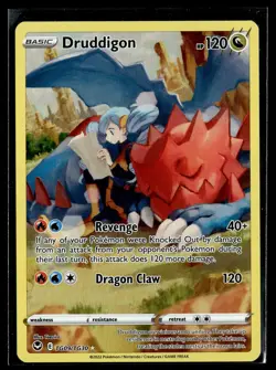 Druddigon TG09/TG30 Silver Tempest Trainer Gallery Holo Pokemon - Image 1